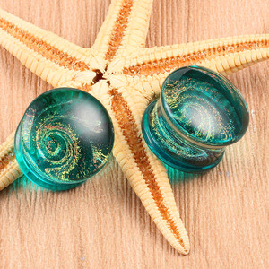 Evorte Đồng Hồ Đo Tai Bằng Thủy Tinh Nhiều Màu Được Ưa Chuộng Tùy Chỉnh Dụng Cụ Nong Tai Dụng Cụ Nong Tai Quả Cân Khuyên Tai Xỏ Môi Trang Sức Cơ Thể - Product Image 2