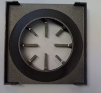 Grille de four en fonte intégrée de haute qualité pour cuisinières à gaz commerciales