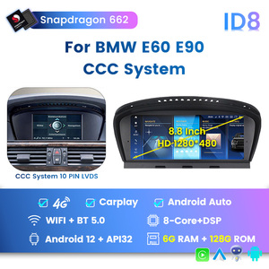 MEKEDE – <span class=keywords><strong>autoradio</strong></span> Carplay, lecteur vidéo pour <span class=keywords><strong>BMW</strong></span> série 5, E60, E61, <span class=keywords><strong>E63</strong></span>, E64, série 3, E90, E91, E92, 4G LTE, android 12 - Product Image 4