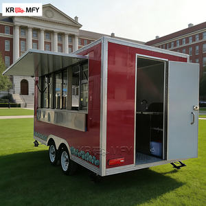 Remolque de Helados, Servicio de Comida Móvil, Cocina de Postres, Negocio de Vendedor Ambulante, Camión de Comida de Té de Burbujas - Product Image 6