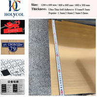 Plaque en acrylique ABS bicolore dorée effet miroir chromé 1/16'' pour gravure CNC, laser CO2 et laser fibre