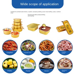 Máquina automática de envasado de alimentos para tazas de agua de té de burbujas, sello de plástico al vacío con bomba de componentes de núcleo de papel de aire - Product Image 2