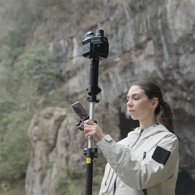 GreenValley LiGrip O2 Lite Lightweight Handheld Slam Scanner 3D Laser Mapping Survey Equipment RTK Module SLAM LiDAR Scanner