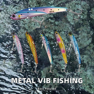 Señuelos de Pesca Metálicos VIB de 110 mm y 45 g, Cuchara Vibratoria Giratoria, Jigs para Pesca de Lubina en Lago, Señuelos para Lanzamiento desde Orilla - Product Image 2