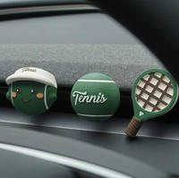 Diffuseur créatif pour voiture en forme de balle de tennis |   Ornement de style vibrant pour grille d'aération |   Désodorisant automobile à évaporation naturelle pour éliminer les odeurs