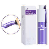 Mousse blanchissante pour les dents V34 Purple, mousse correctrice de couleur pour éliminer les taches jaunes sur les dents