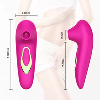 Wiederauf ladbarer Mini Size Clitoral Nipple Sucker Vibrator Brust saugen Klitoris Erotischer Stimulator Weiblicher Mastur bator