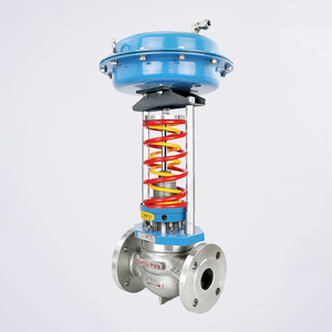 Углеродистая сталь самоуправляемый клапан регулирования давления PN16 фланцевый шаровой клапан - Product Image 6