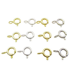 18K 14K Gold Filled O-Ring Spring Clasp-Connecteur de crochet de bijoux pour les résultats de bracelet de collier à faire soi-même - Product Image 5
