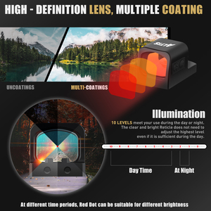 Spina Quang Học NEX-M Kích Thước Đầy Đủ Đóng Red Dot Sight Với <span class=keywords><strong>3</strong></span> Mặt Kẻ Ô Tùy Chọn Bền Không Thấm Nước Chống Sốc Trọng Lượng Nhẹ Quang Học - Product Image 4