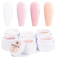 ZRKGEL 4IN1 Construction Gel UV Vente Chaude 15ml Pas De Chaleur Dur Extension Constructeur Renforceur 6 Couleurs Biab Gel Builder