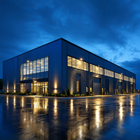 Entrepôt en structure métallique directement de l'usine, atelier industriel préfabriqué, bâtiment métallique de stockage à vendre