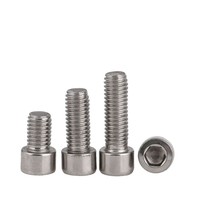 Bon prix Vis à tête hexagonale à six pans creux, filetage complet M10x50mm, finition naturelle, DIN 912, kit complet M6 M8 M10, vis à tête hexagonale toutes tailles