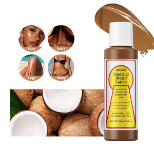 Lakerain Lozione Acceleratrice <span class=keywords><strong>Abbronzante</strong></span> al Cocco per Viso, Collo, <span class=keywords><strong>Gambe</strong></span> e Corpo, Idratante e Nutriente, Lozione Riparatrice per l'Abbronzatura - Product Image 4