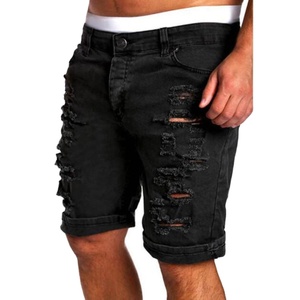 <span class=keywords><strong>Pantalones</strong></span> <span class=keywords><strong>Cortos</strong></span> de Mezclilla Casuales para <span class=keywords><strong>Hombre</strong></span>, Estilo <span class=keywords><strong>Skinny</strong></span>, Rectos, Desgastados y Rotos - Product Image 1