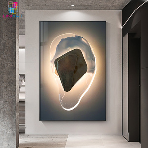 Tranh trang trí đèn LED trừu tượng đặt làm riêng UNIART cho phòng khách - Product Image 6