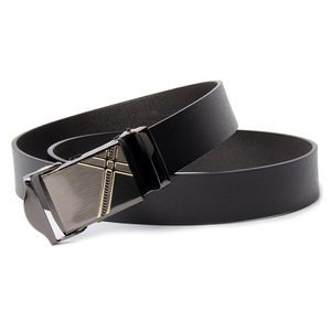Cinturón Automático de PU Personalizado de Fábrica, Logotipo Personalizado, Hebilla Automática de Lujo para Negocios, Cinturón de Jeans de Liberación Rápida - Product Image 6