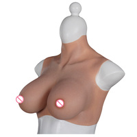 Seins artificiels en silicone réalistes, grandes coupes, pour travestis, sissy, transvestites, performance scénique