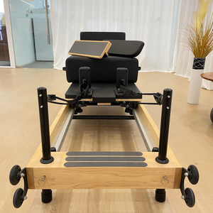 Cama de Pilates de Madera Ajustable, Plegable, de Calidad Profesional, Personalizable para Uso Doméstico, en Estudios o Gimnasios Comerciales - Product Image 3