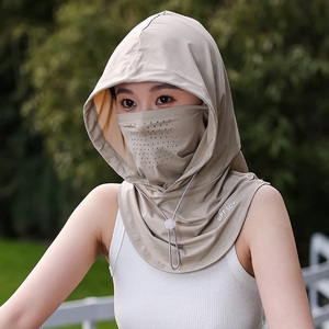 Balaclava pare-<span class=keywords><strong>soleil</strong></span> intégral pour femmes cyclisme en plein air <span class=keywords><strong>masque</strong></span> de protection solaire UV pour l'été en polyester - Product Image 6