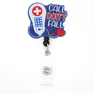 RTS Mix acrylique paillettes porte-Badge pilule CNA <span class=keywords><strong>café</strong></span> gommages infirmière médicale Badge bobine bureau cadeau uniforme accessoires - Product Image 4