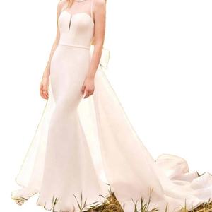 Robe De Mariée Avec Train Détachable Robe De Mariage Élégante Sirene Africaine Avec <span class=keywords><strong>Perle</strong></span> Robe Mariage - Product Image 1