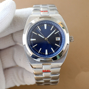 Luxury 904L Stainless Steel Integrated Bracelet <b>Watch</b> Silver Brushed Dial with Date Display - Product Image 1