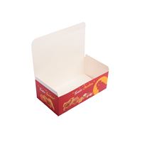 Boîte à emporter en carton personnalisée pour poisson frit coréen, crevettes et poulet frit, avec impression en relief
