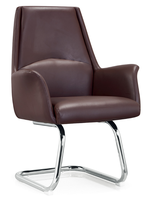 Chaise de bureau de direction en cuir PU à dossier haut, inclinable et réglable, pivotante, vente en gros directe d'usine, MOQ 5