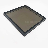 Unidad de Vidrio Aislante Templado Reflectante Azul Verde Bronce Dorado Gris, Doble Vidrio de Seguridad IGU DGU para Fachada
