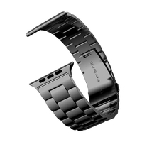 Ремешок из нержавеющей стали для часов, металлический браслет для Apple Watch Ultra Series 8 7 6 5 4 3 2 SE, 38 40 41 42 44 45 49 мм