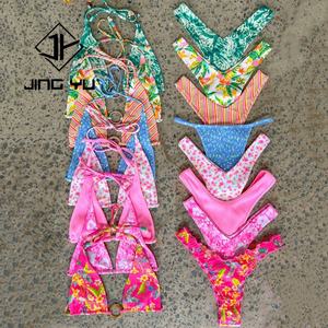 Traje de Baño de Diseño Profesional de Lujo para Playa, Bikini Micro de Nailon Reciclado Personalizado - Product Image 2