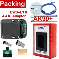 Pour BMW AK90 + programmeur de clé automatique Code de clé lu avec EWS-4.3 4.4 adaptateur IC pour XPROG-M AK90 R270 programmeur adaptateur EWS4