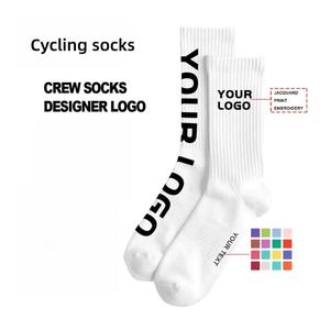 Calcetines de Ciclismo de Algodón Personalizados con Logotipo, Transpirables, de Secado Rápido, Hasta el Tobillo, Anti-Sudor, Tejidos, Deportivos, para Hombre - Product Image 1