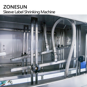 آلة ZONESUN ZS-STB150L الأوتوماتيكية لتغليف وتقليص زجاجات المياه البلاستيكية PVC ووضع الملصقات على علب الأيروسول - Product Image 4