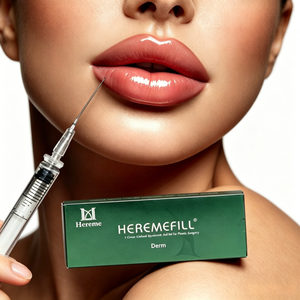 Heremefill 1ml Gel de comblement dermique HA profond pour la réduction des rides nasogéniennes, le repulpage des lèvres et l'anti-âge, <span class=keywords><strong>injection</strong></span> avec 24mg d'HA - Product Image 2