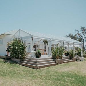 Tente de <span class=keywords><strong>mariage</strong></span> transparente en PVC, résistante à l'eau et aux UV, idéale pour les événements en plein air, les fêtes de jardin et les bords de piscine - Product Image 1