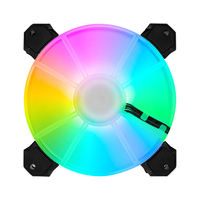 Boîtier PC LOVINGCOOL au design le plus récent, coloré, avec ventilateur LED RGB 120 mm, refroidisseur liquide, ventilateur de refroidissement du processeur, ventilateur ARGB, ensemble de contrôleurs
