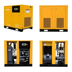 Air-Compressor Industry Small Screw Lubricated Air <b>Cooled</b> Motor/Engine Compressor Machine Price - Product Image 2