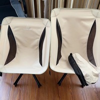 Chaise pliante de camping et pique-nique légère et portable en alliage d'aluminium avec dossier, idéale pour l'extérieur et la détente (vente en gros)