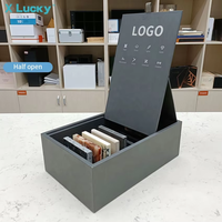 Boîte d'échantillons de carreaux de céramique de haute qualité valise en aluminium pour boîtes d'affichage d'échantillons de produits pour présentoir de chaussures en pierres