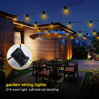 Grade IP44 Étanche Extérieur LED Patio Guirlande Lumineuse S14 Dimmable Incassable Ampoules pour Fêtes Décorations de Noël