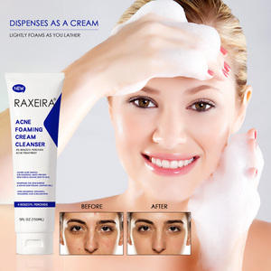 Gel <span class=keywords><strong>nettoyant</strong></span> exfoliant pour le visage OEM/ODM chinois, <span class=keywords><strong>meilleur</strong></span> <span class=keywords><strong>nettoyant</strong></span> pour le visage pour les peaux acnéiques et grasses, crème nettoyante moussante pour l'acné - Product Image 3