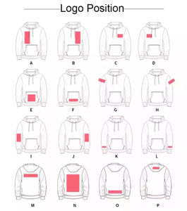 <b>Mens</b> Oversized <b>Pullover</b> Hoodie Custom Logo Knitted Hooded Sweatshirt Winter Streetwear - Product Image 6