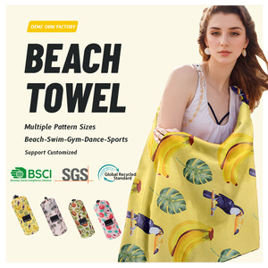 Microfibre légère Portable doux au toucher doux pour la peau beau cadeau séchage rapide surdimensionné serviette <span class=keywords><strong>de</strong></span> plage anti-<span class=keywords><strong>sable</strong></span> - Product Image 1