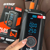 Inflador de Neumáticos Multifunción con Linterna y Carga USB para Autos a Gasolina y Eléctricos con Pantalla Digital