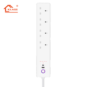 KLASS Protector contra sobretensiones de EE. UU. 10A Universal Negro Smart Usb C Extensión de toma de corriente con puertos Usb - Product Image 5