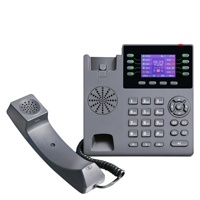 Téléphone IP SIP à écran couleur de 2.8 pouces avec 8 comptes SIP Produits VoIP réseau WiFi POE