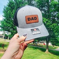 Gorras Trucker Richardson 112 de Alta Calidad con Parche de Cuero Bordado en 3D Personalizado, Visera Curva y Malla, para Hombres, Gorras Deportivas