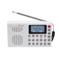 Q-M02 Vollband AM/FM/SW Tragbares Radio 2000mAh Sprachrekorder TF/USB MP3-Player Mit Rückenclip